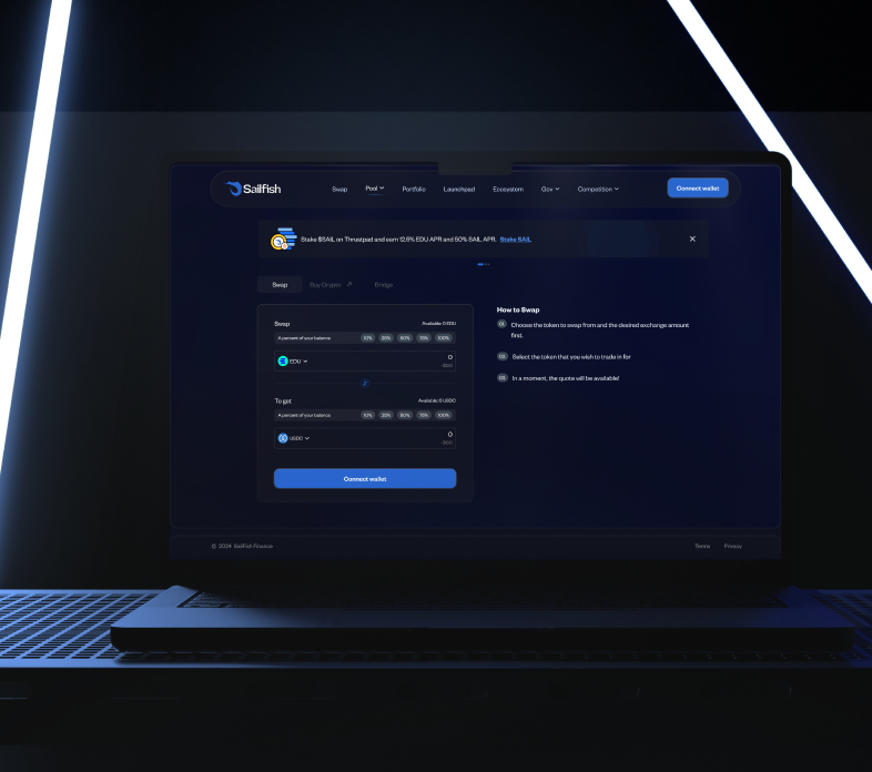 Sailfish landing page