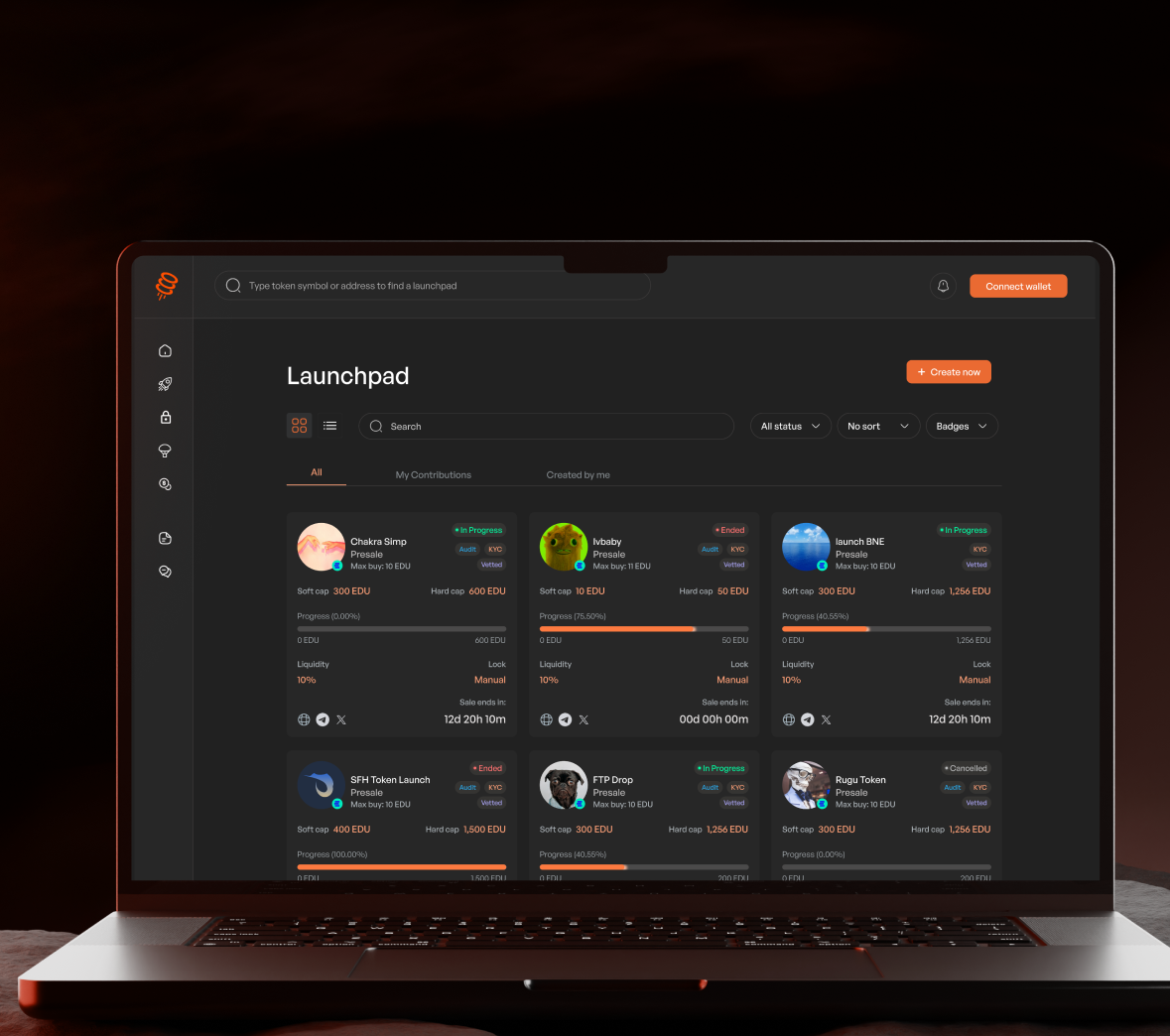 Thrustpad landing page