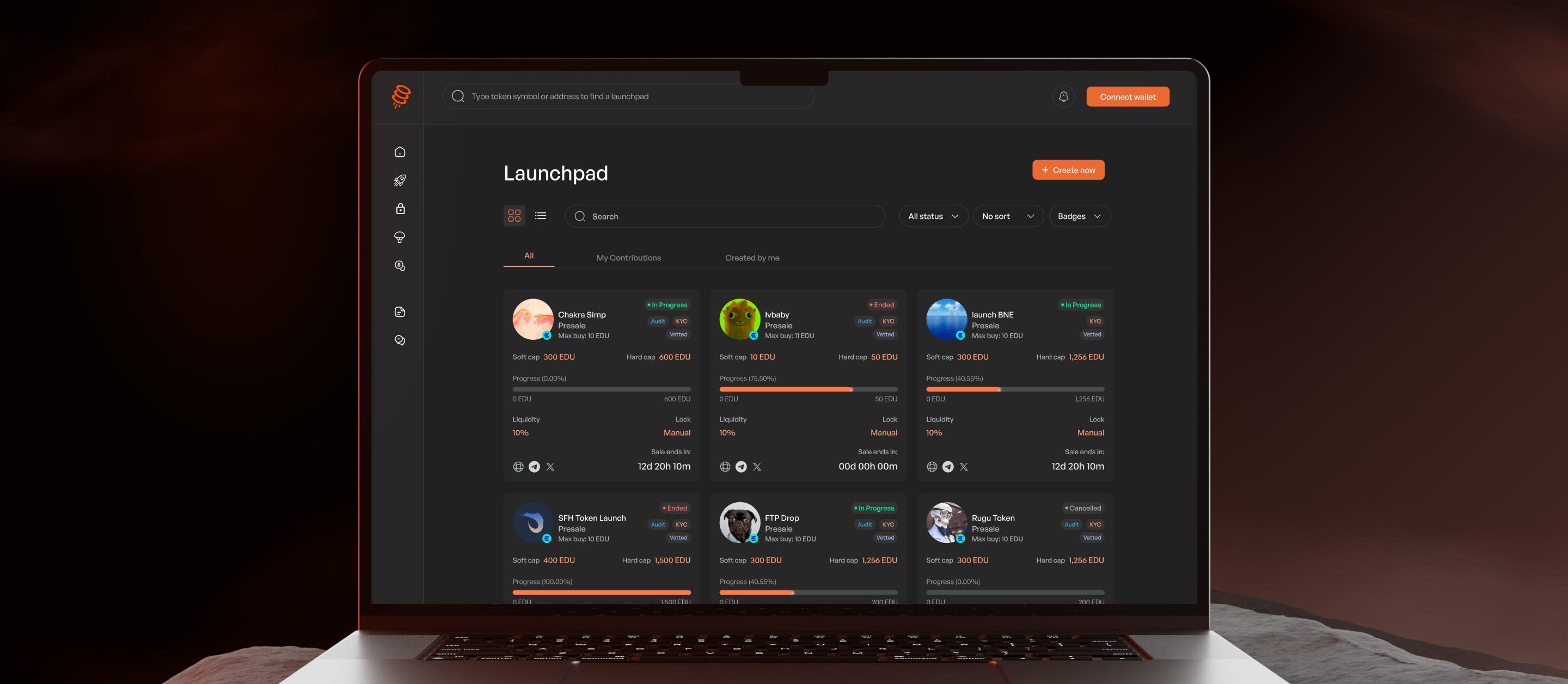 Thrustpad landing page